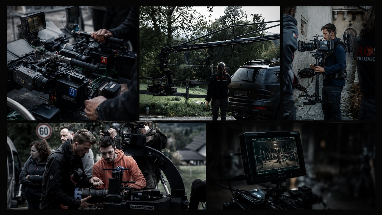 The ROSA Production crew at work