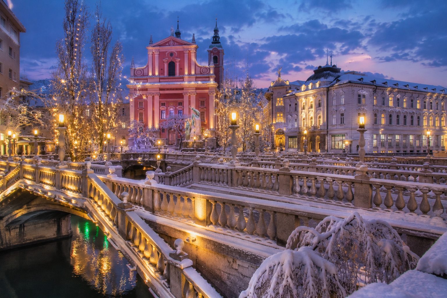 Ljubljana in Winter