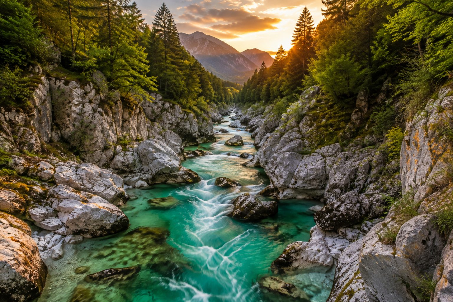 Soča River, Slovenia